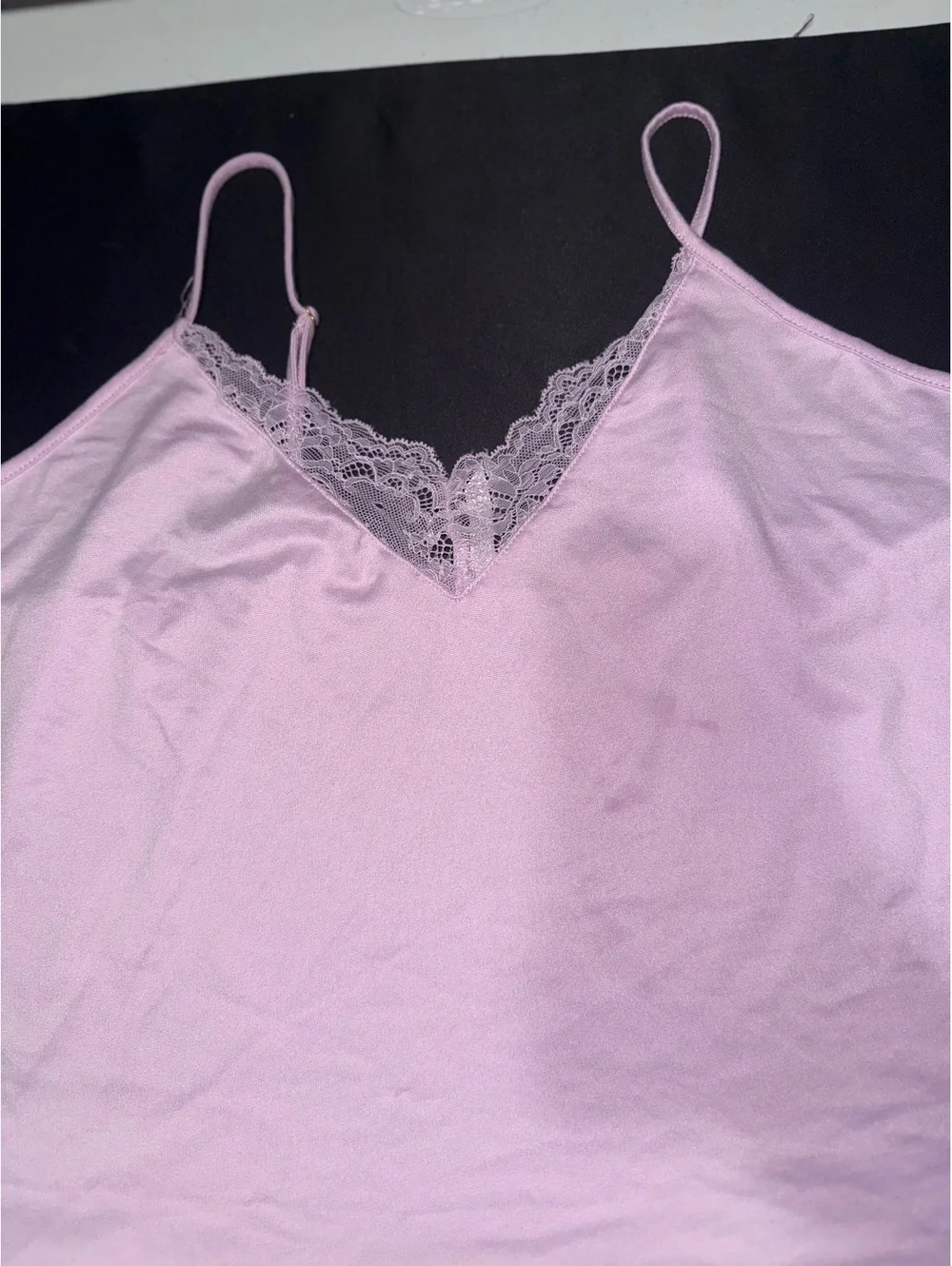Flora by Flora Nikrooz Lavender Lace-Trimmed Pajama Set XL